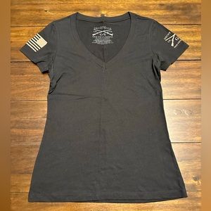 Grunt Style Women’s Plain V-Neck T-Shirt